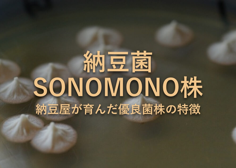 納豆菌SONOMONO株の特徴｜納豆屋が育んだ優良菌株