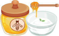 蜂蜜とヨーグルト
